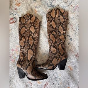 Leni Tall Western Boots